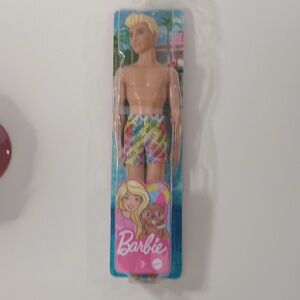 NWT Barbie Ken Doll Matel Beach Blonde Los Angeles